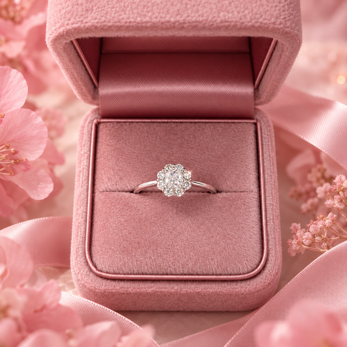 Anello m mini flower