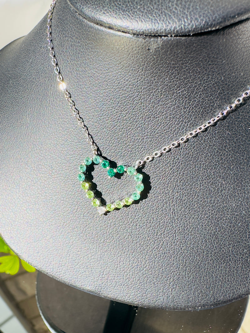 Collana oper heart degradè