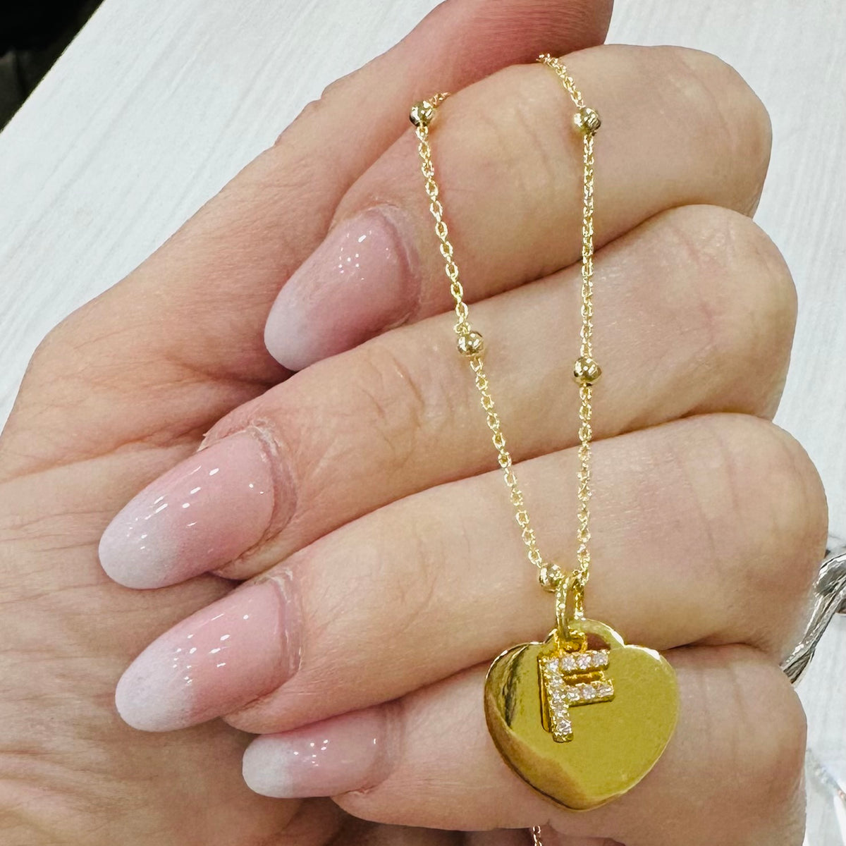 Collana iniziale heart