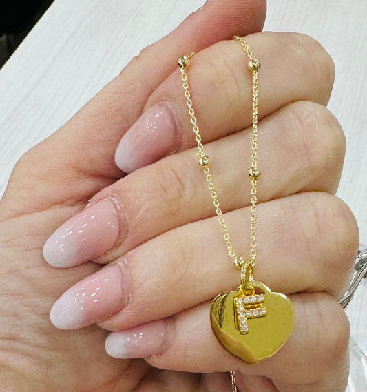 Collana iniziale heart