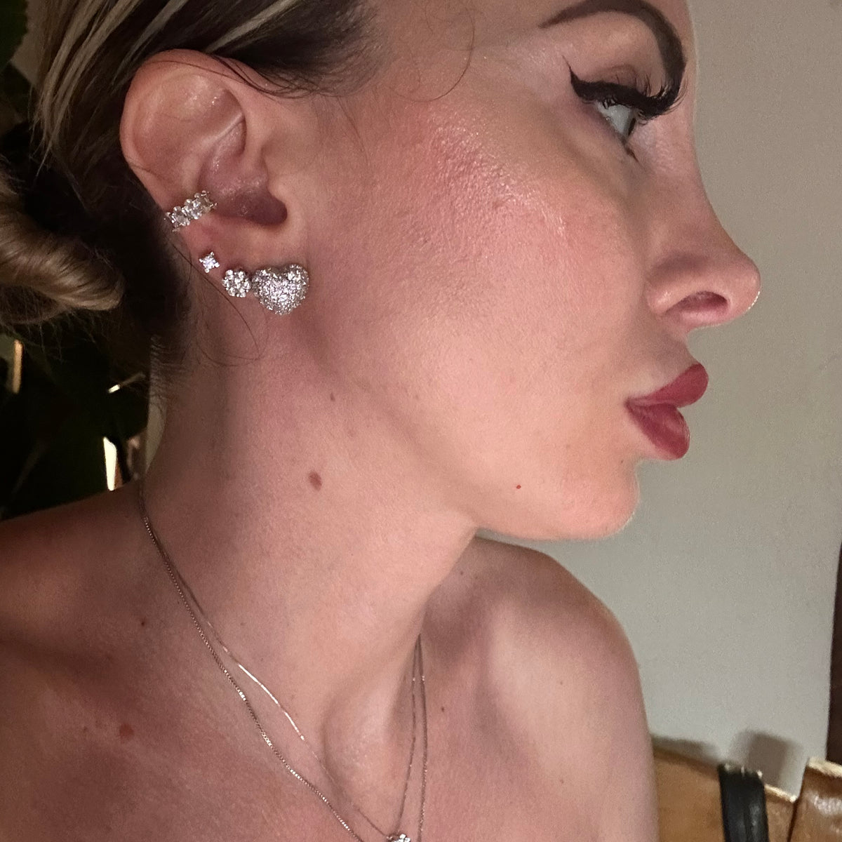 Orecchini cuore luxury