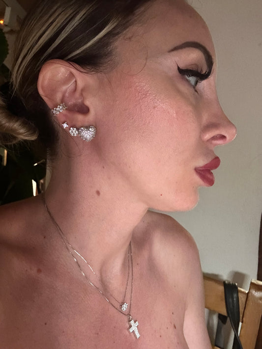 Orecchini cuore luxury