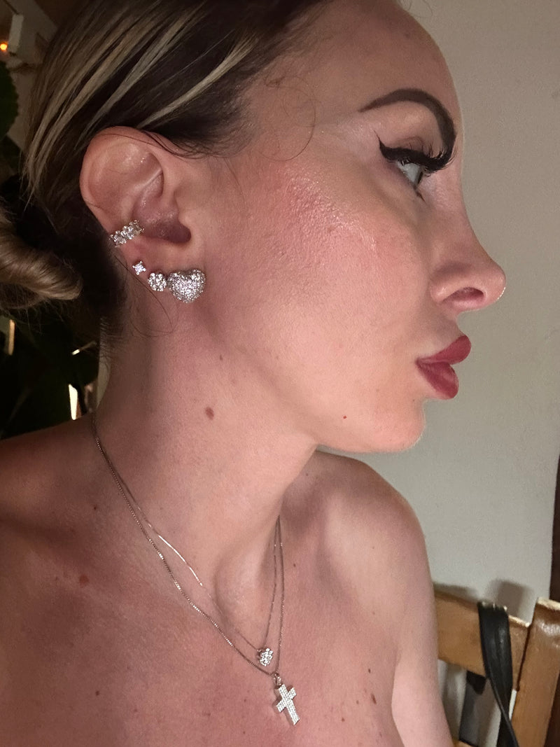 Orecchini cuore luxury