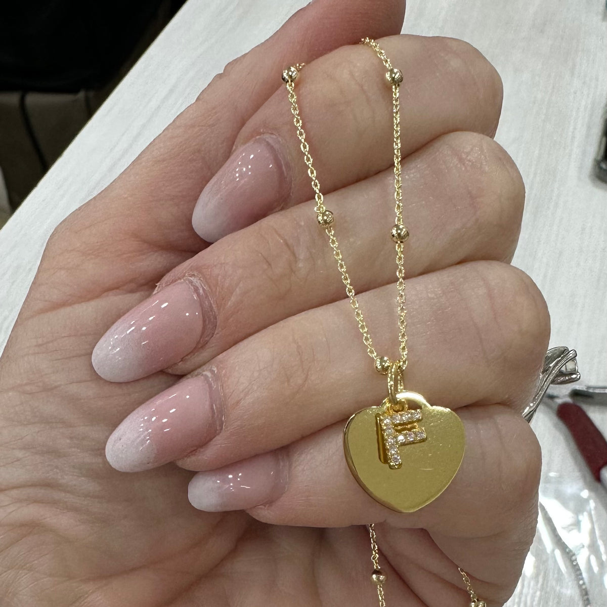 Collana iniziale heart
