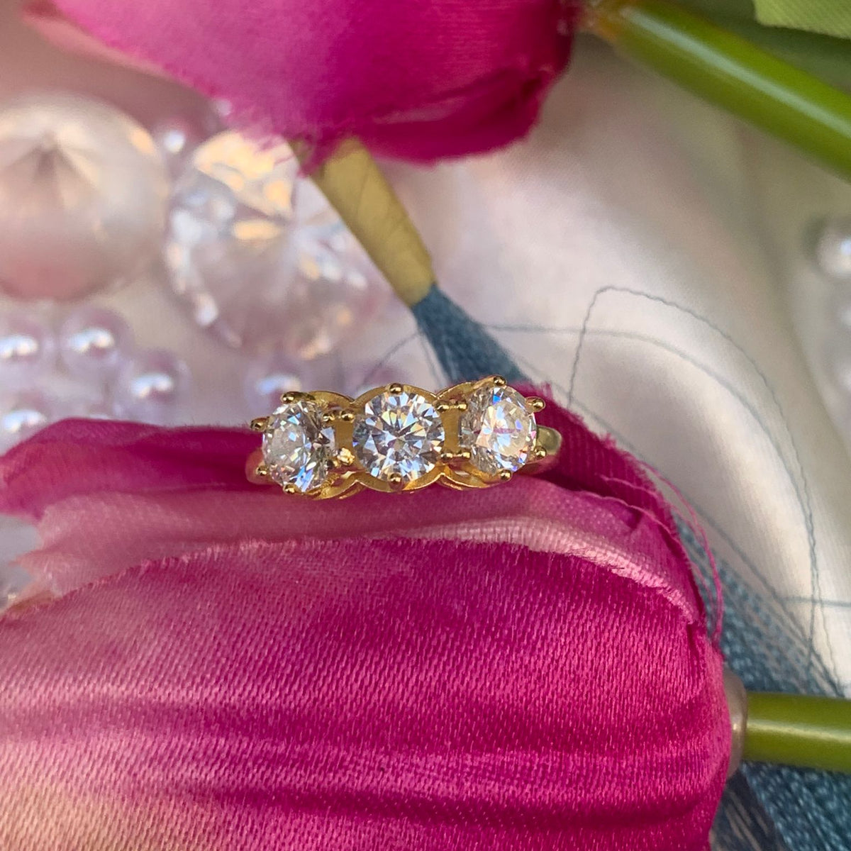 Anello trilogy gold