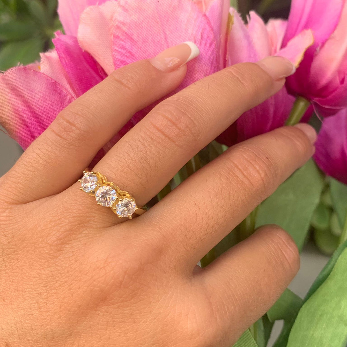 Anello trilogy gold