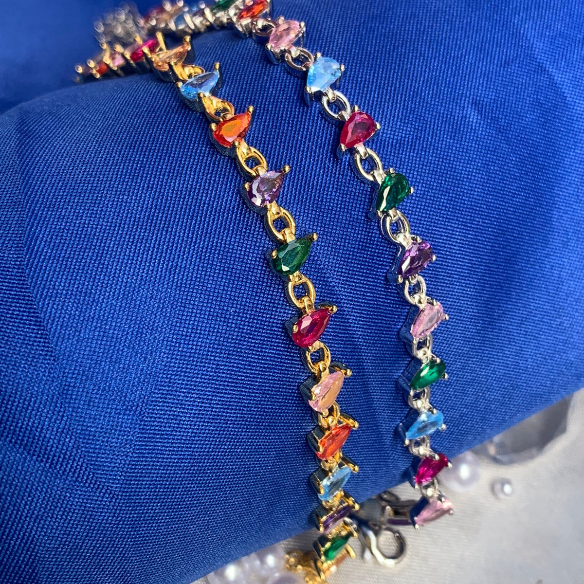 Bracciale rainbow goccia