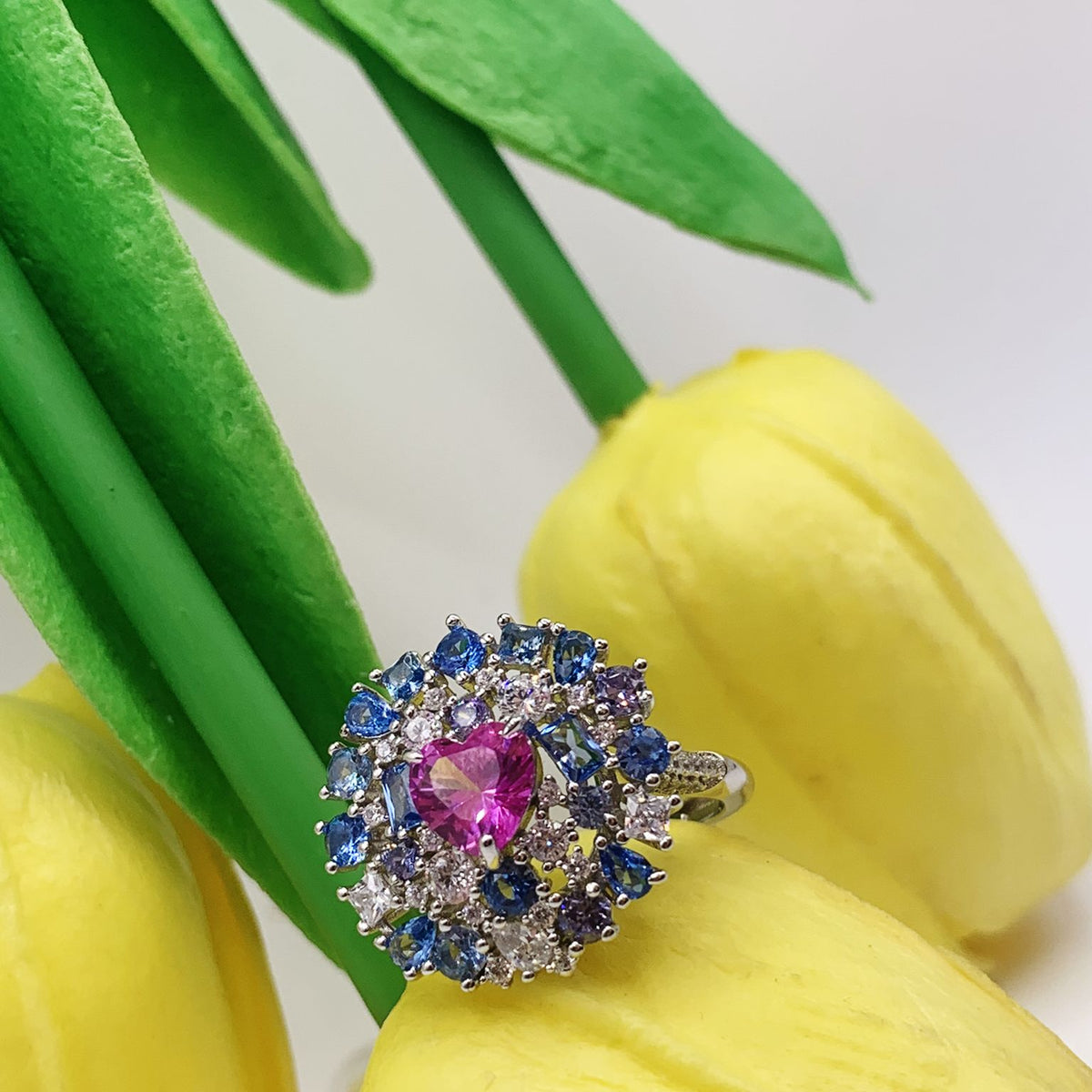Anello cigno heart