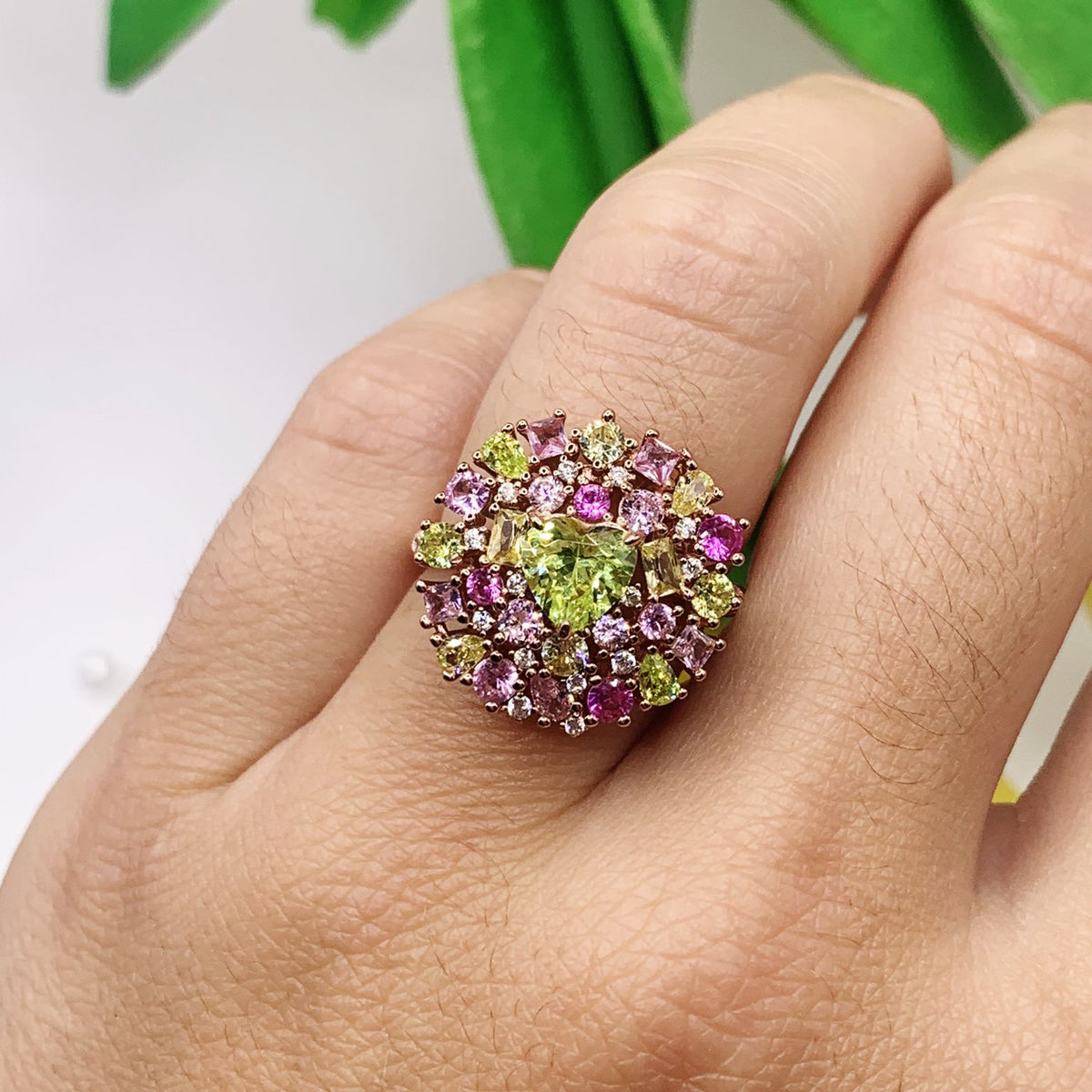 Anello cigno heart