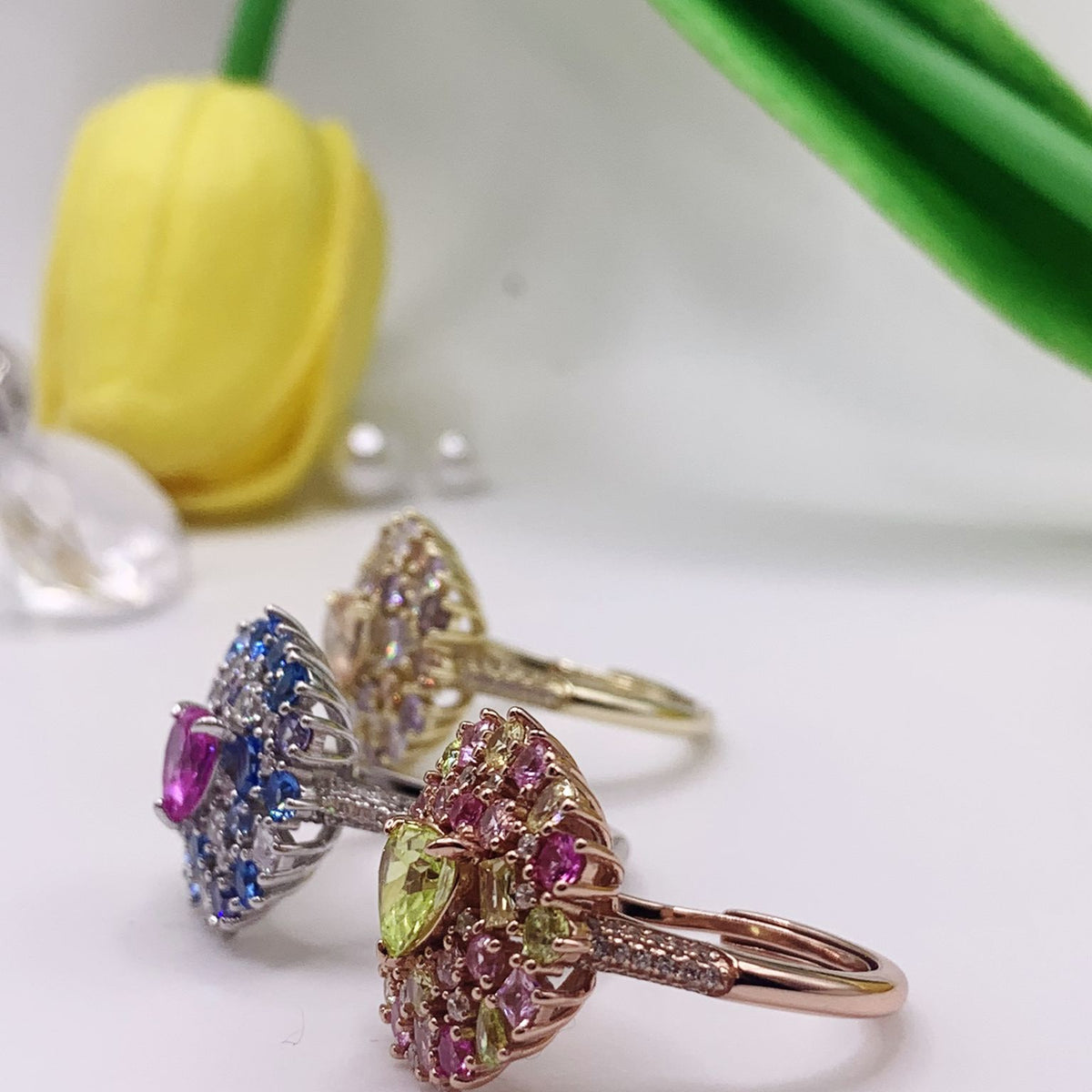 Anello cigno heart