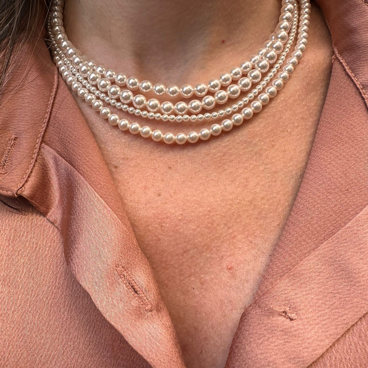 Collana perle eleganza