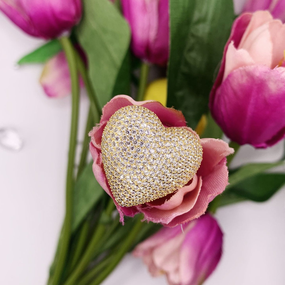 Anello mega big heart