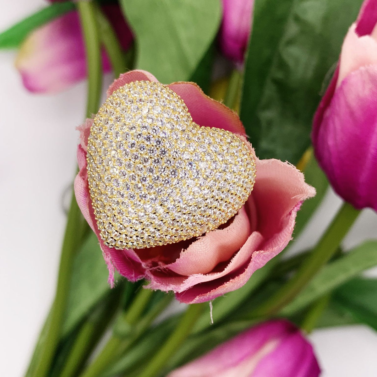 Anello mega big heart