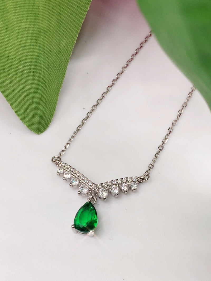 Collana cigno verde