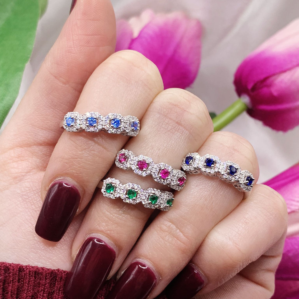 Anello quadratini