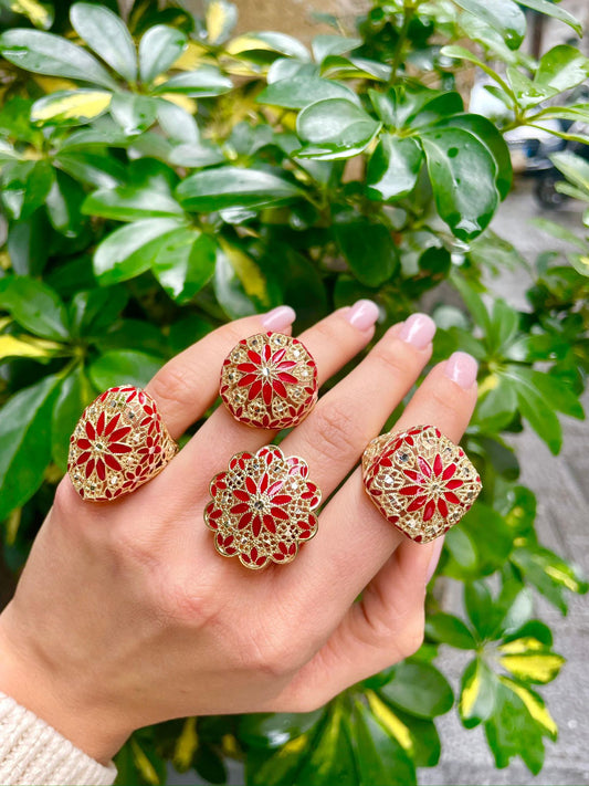 Anello filigrana flower