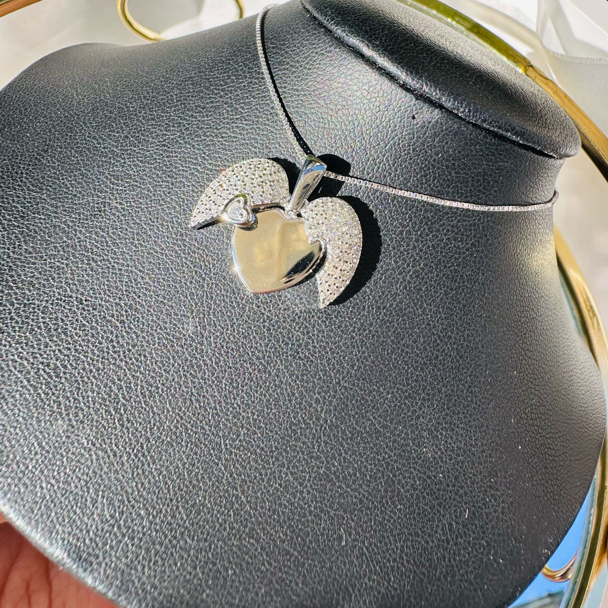 Collana heart dedica