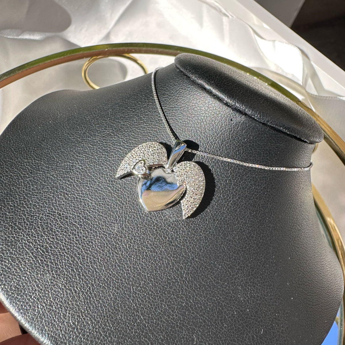 Collana heart dedica