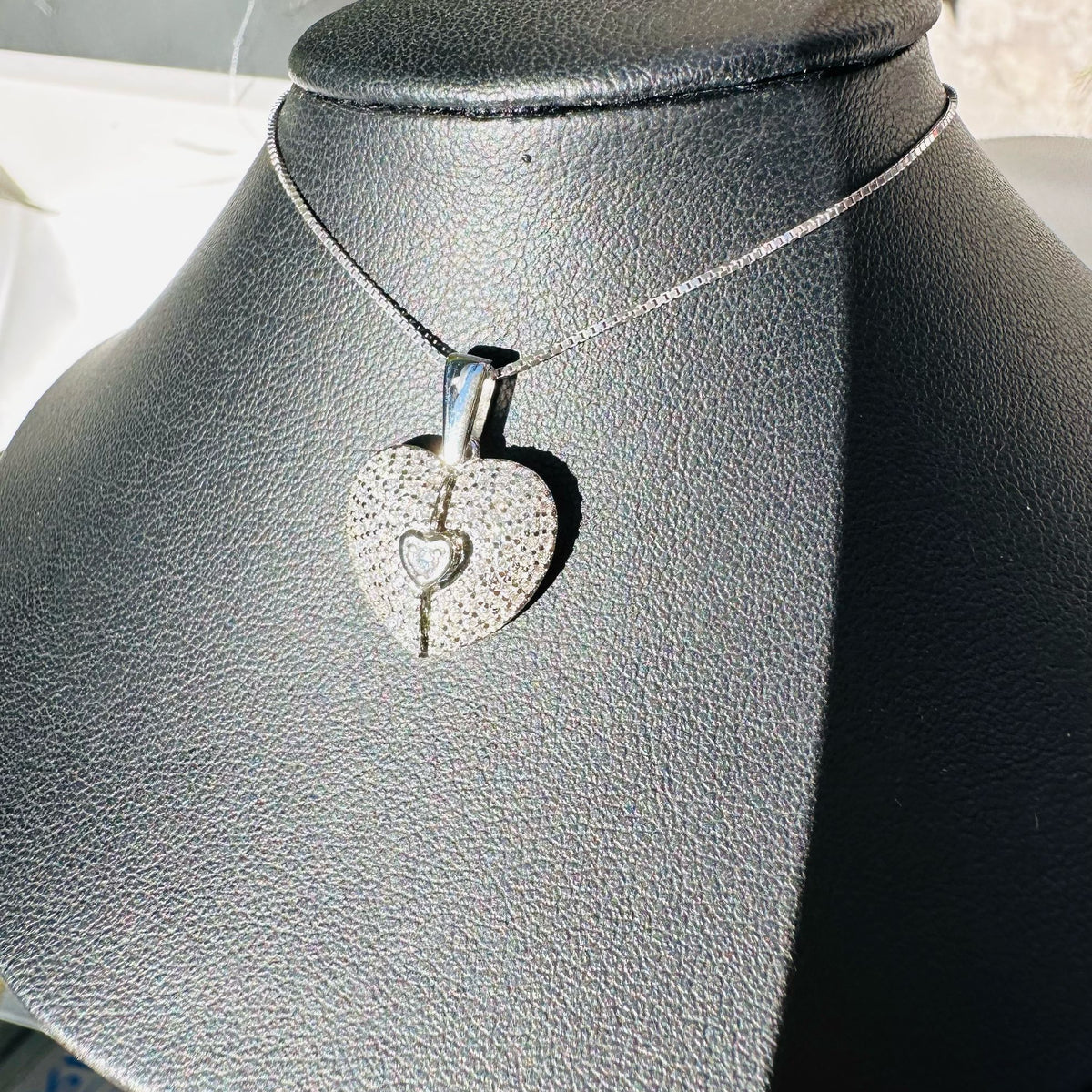 Collana heart dedica