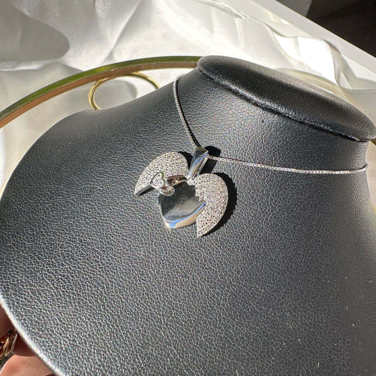 Collana heart dedica