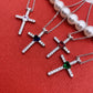 Collana croce heart