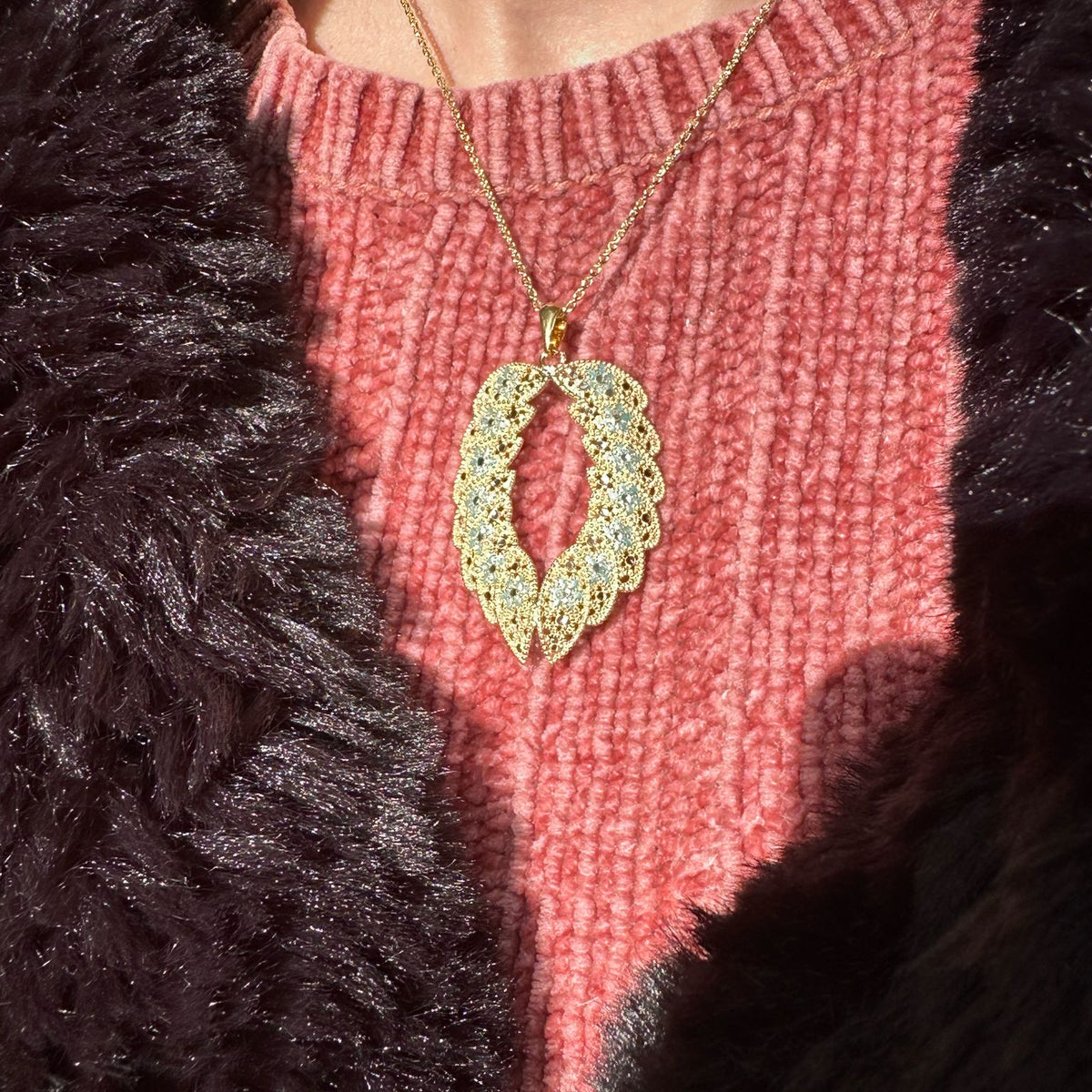Collana filigrana angel