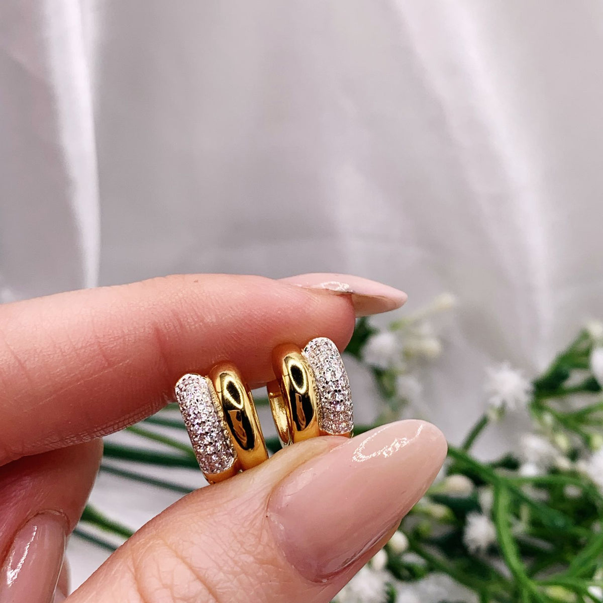 Orecchini gold shine