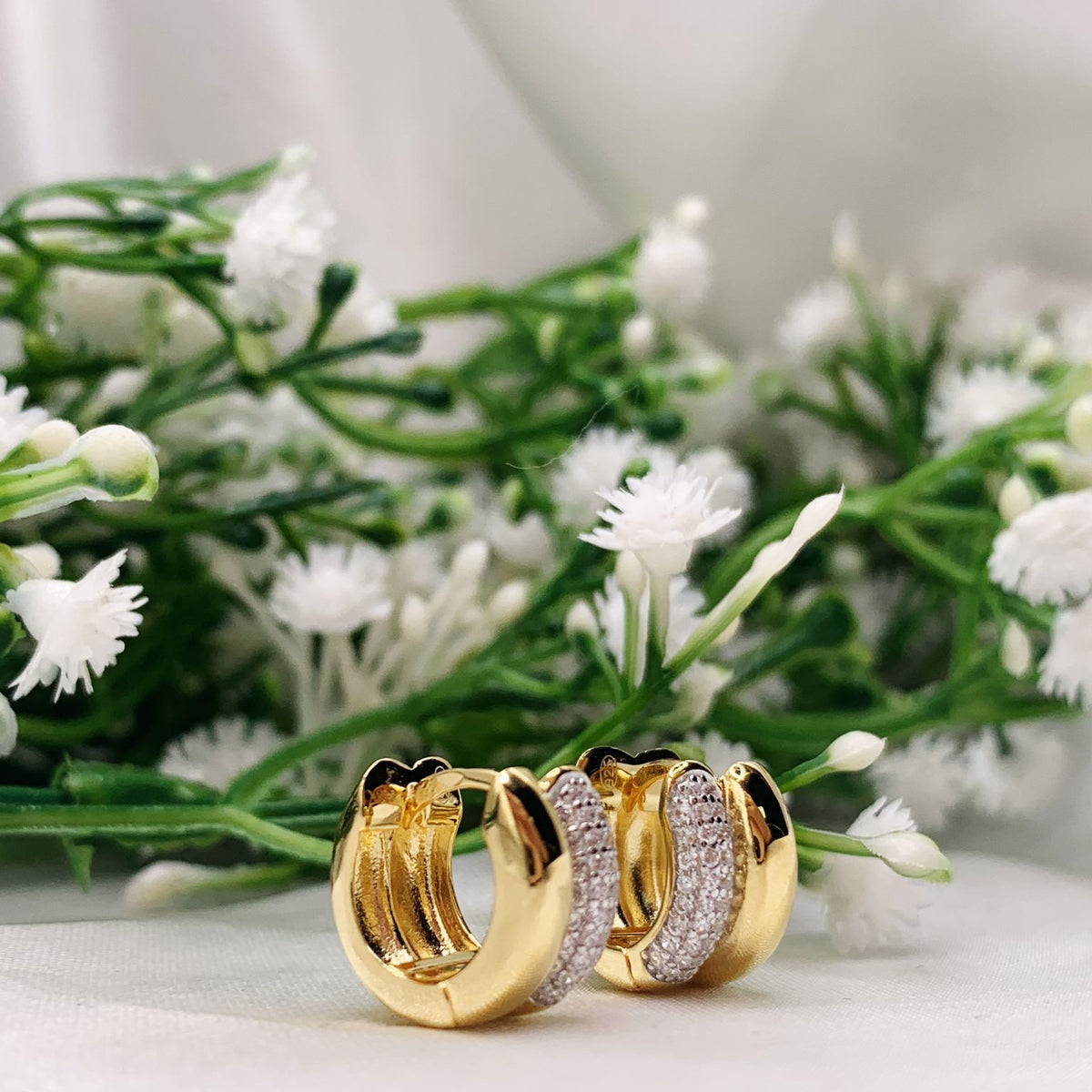 Orecchini gold shine