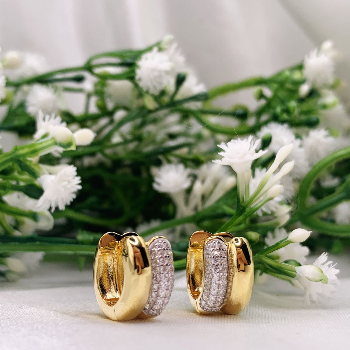 Orecchini gold shine