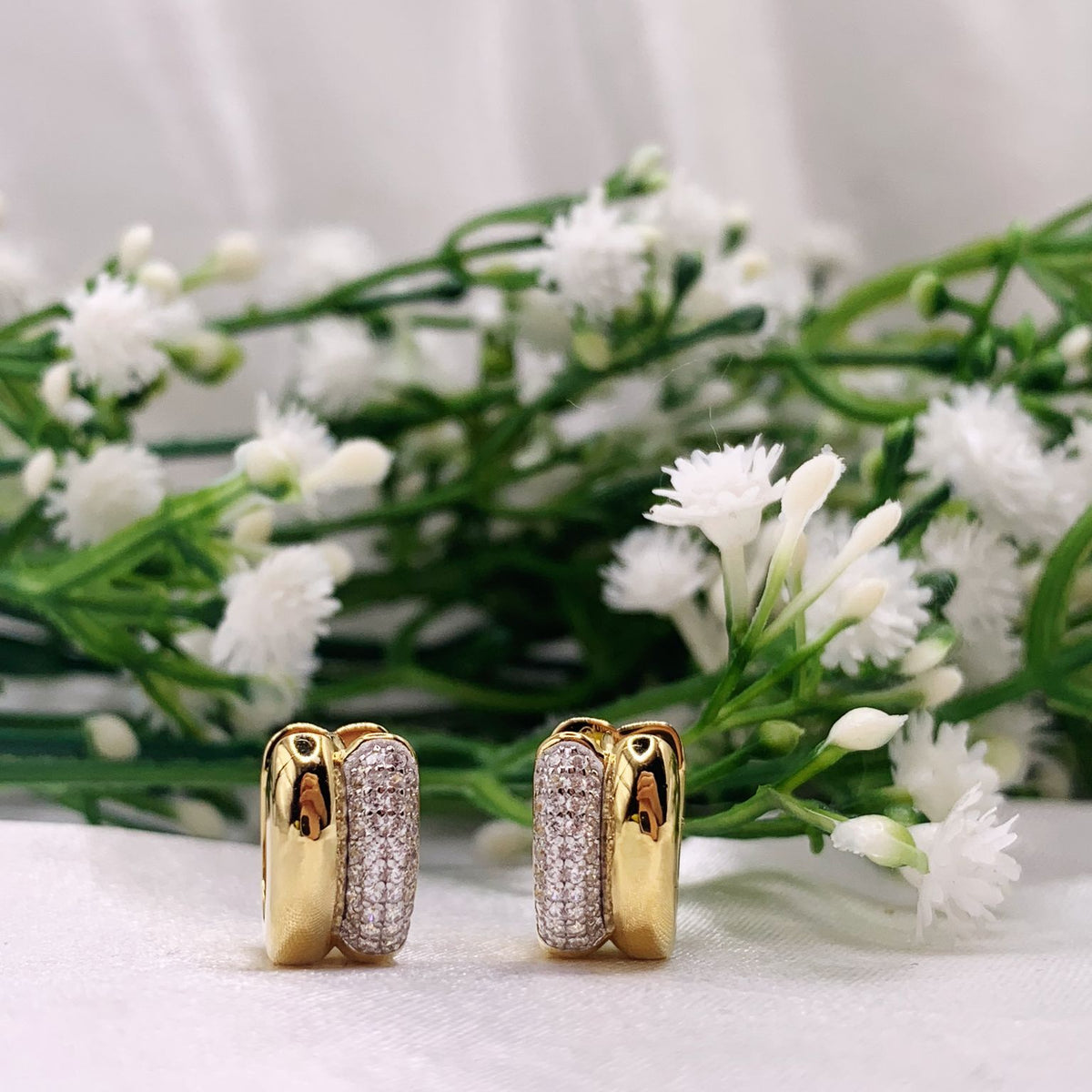 Orecchini gold shine