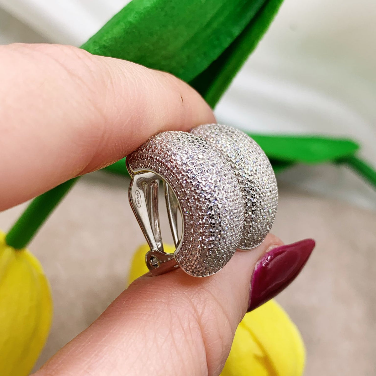 Orecchini jumbo clip