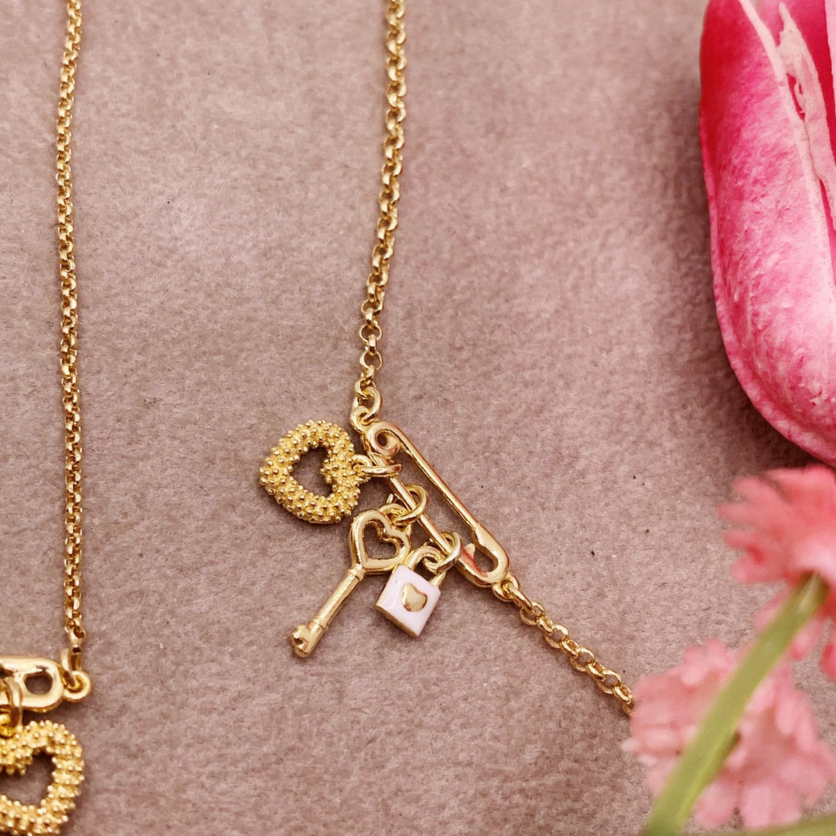 Bracciale heart key