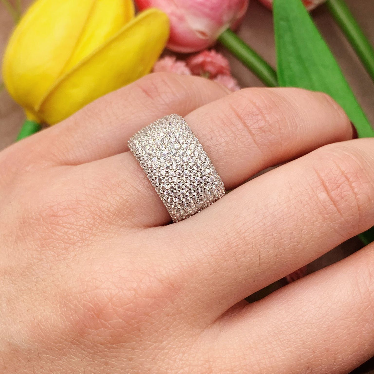 Anello fascia square