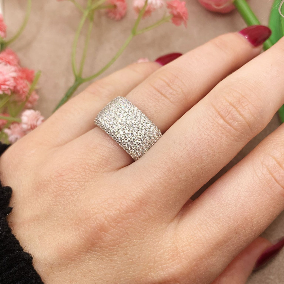 Anello fascia square