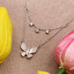 Collana doppio filo butterfly