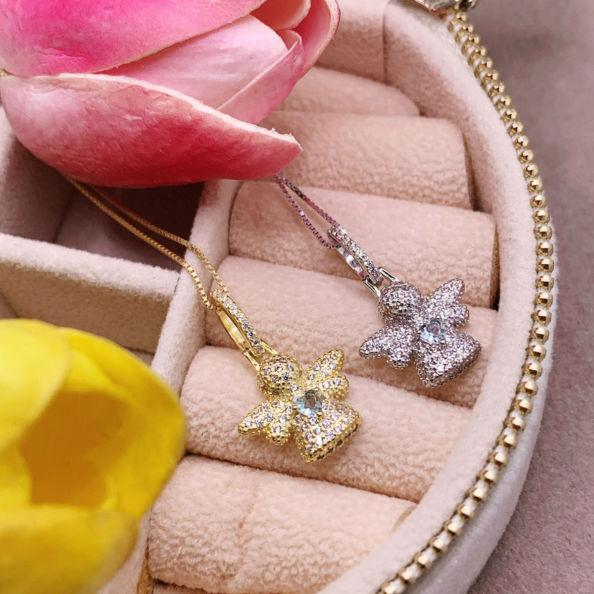 Collana angel acquamarina