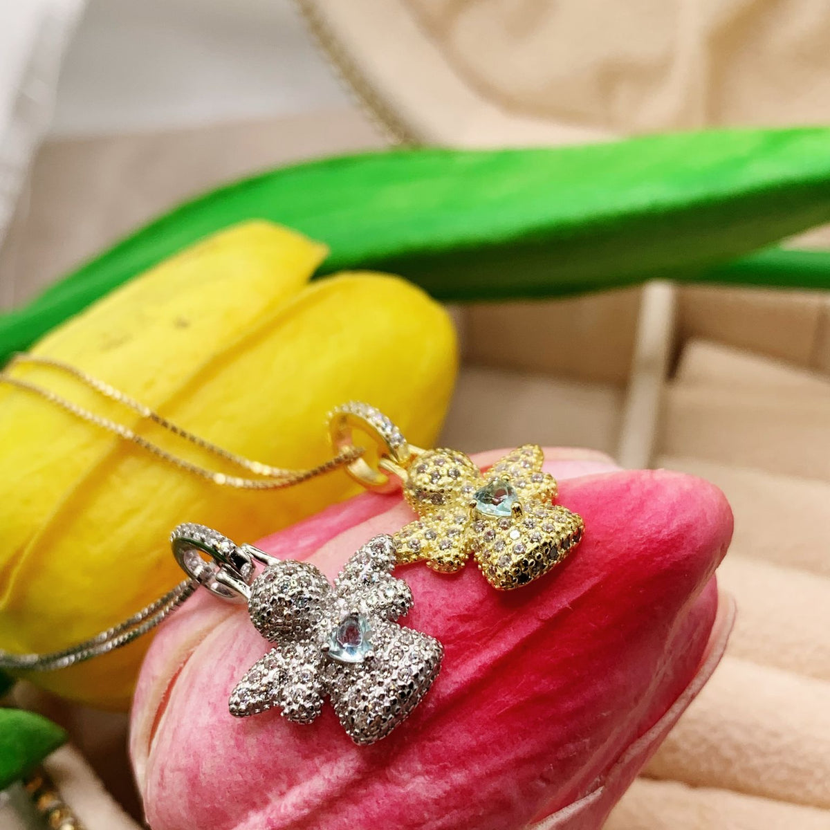 Collana angel acquamarina