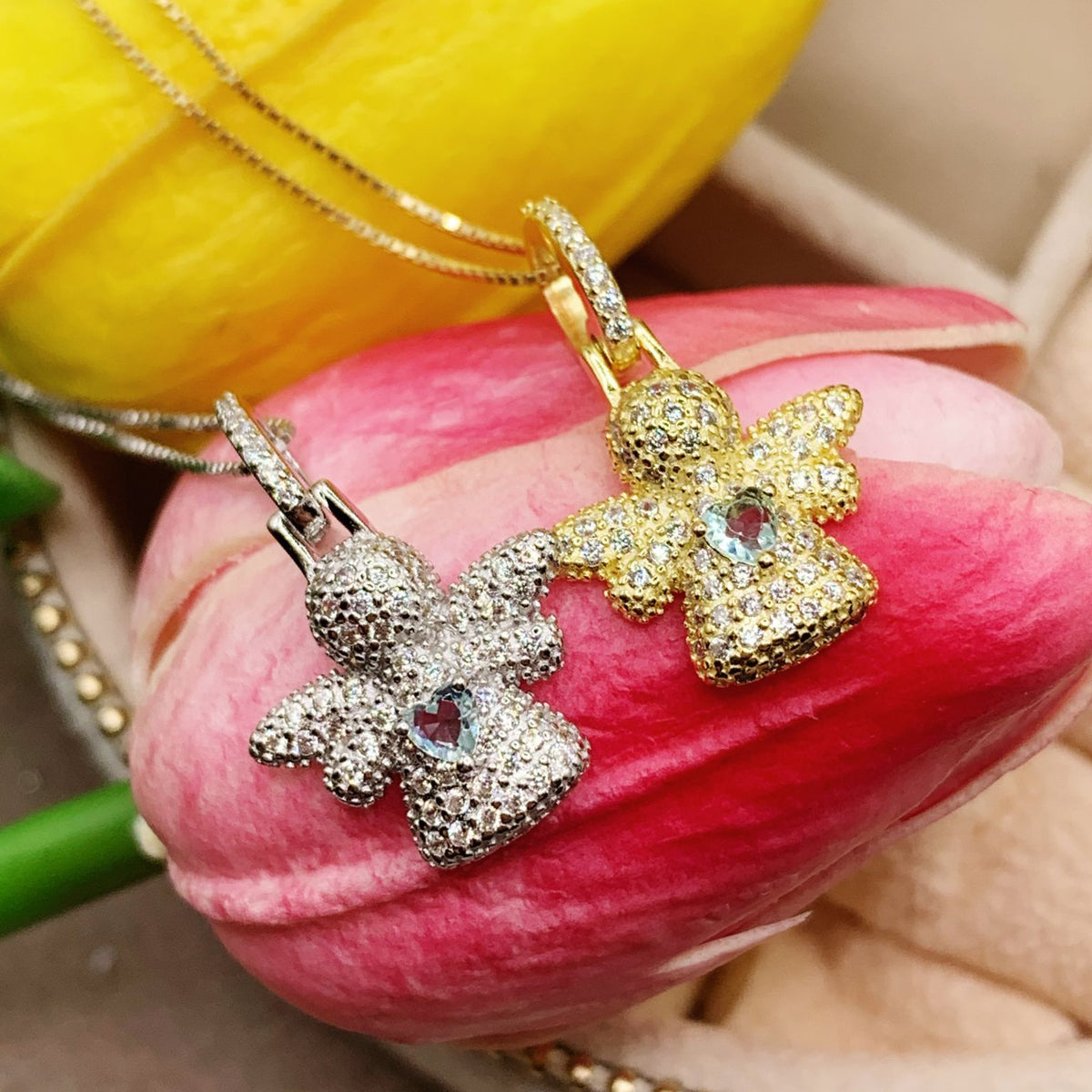 Collana angel acquamarina