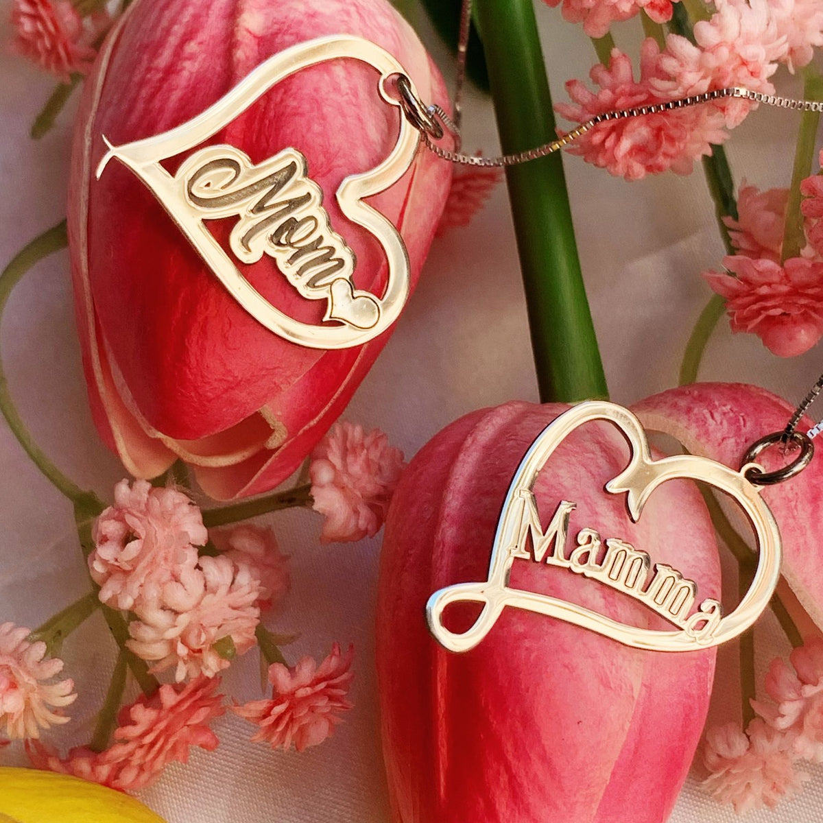 Collana heart mommy