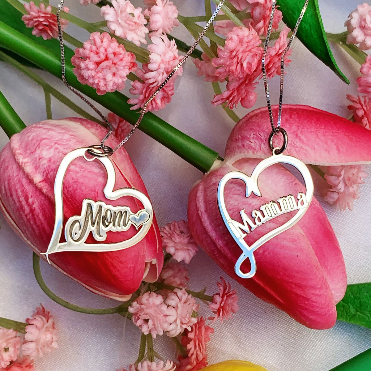 Collana heart mommy