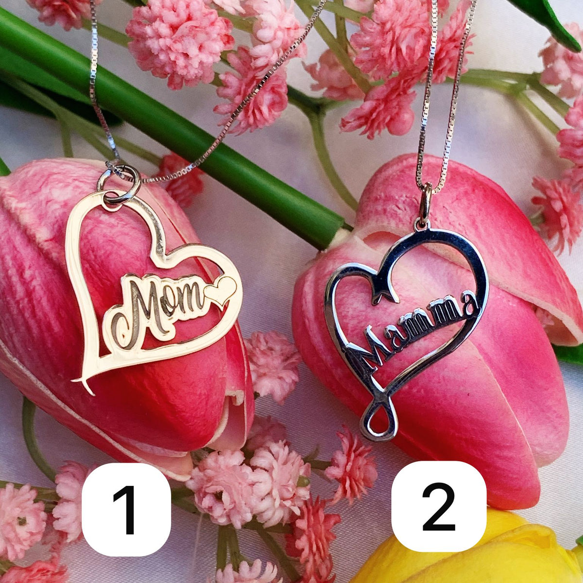 Collana heart mommy