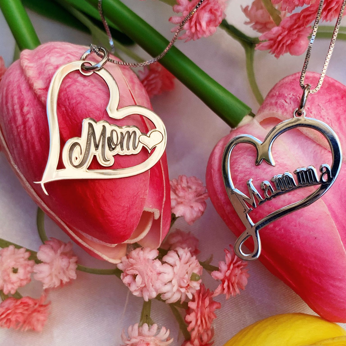 Collana heart mommy