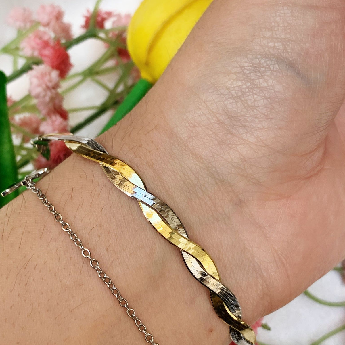 Bracciale snake intreccio