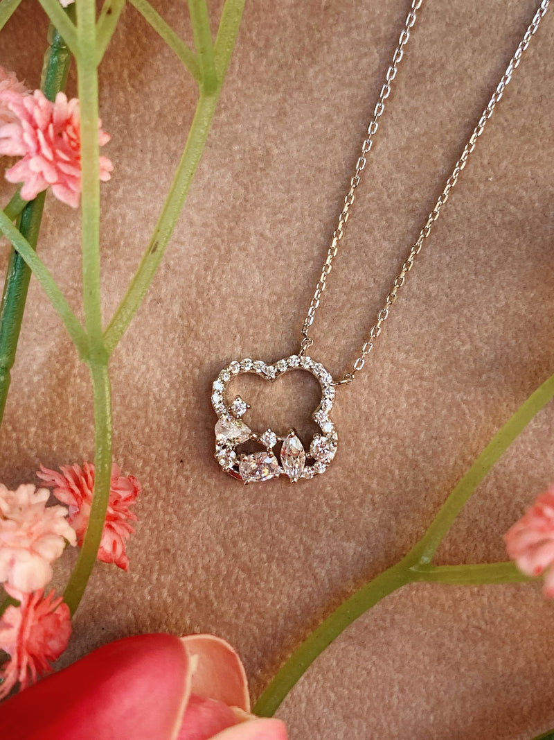collana fiore shine