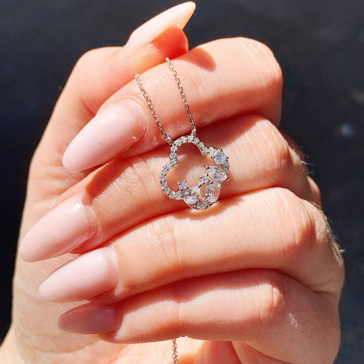 collana fiore shine
