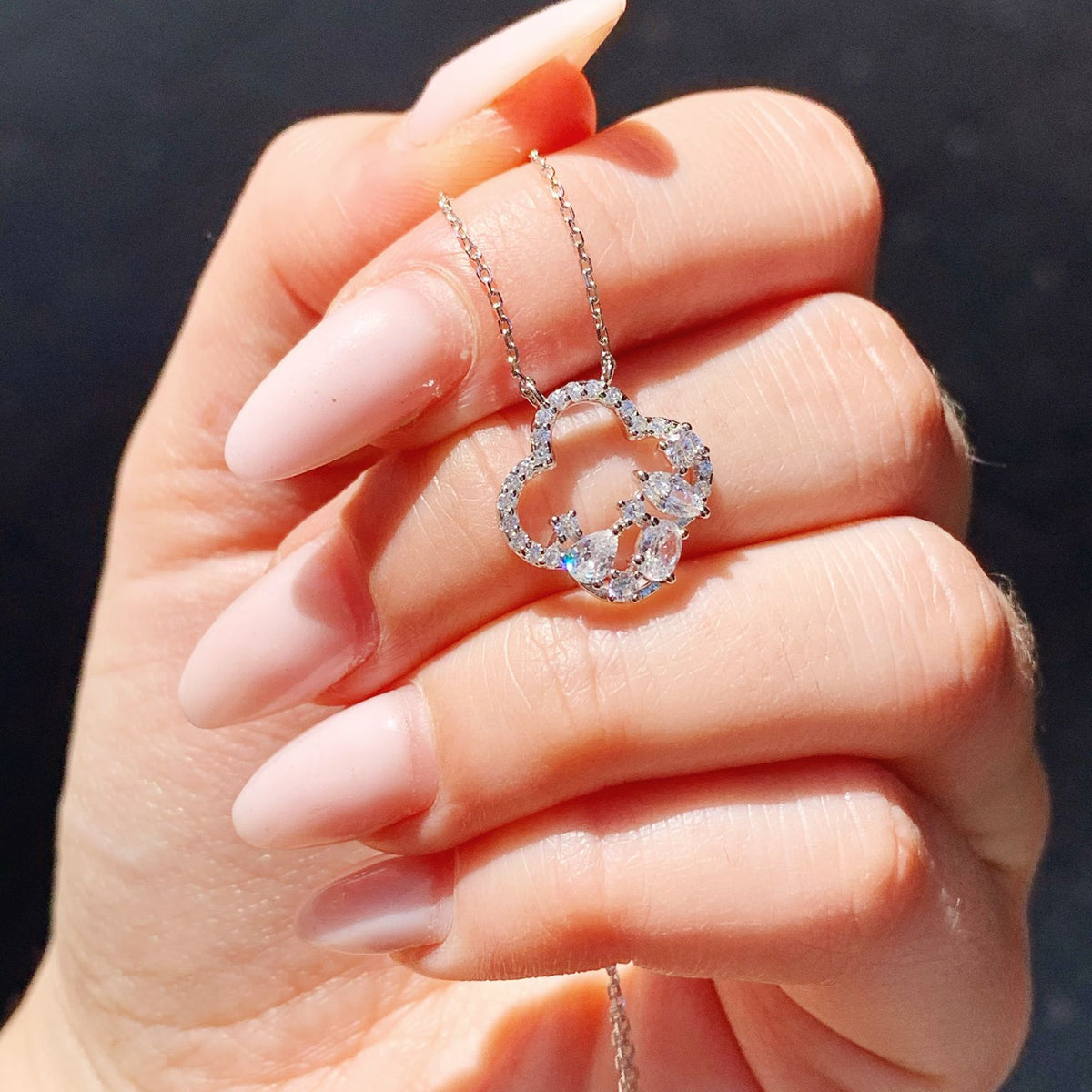 collana fiore shine