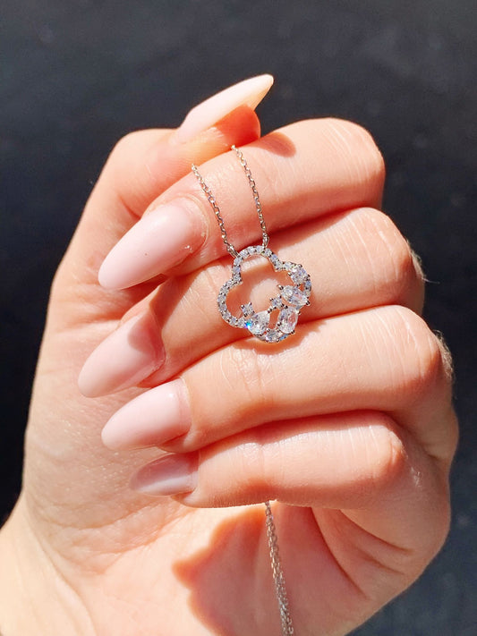 collana fiore shine