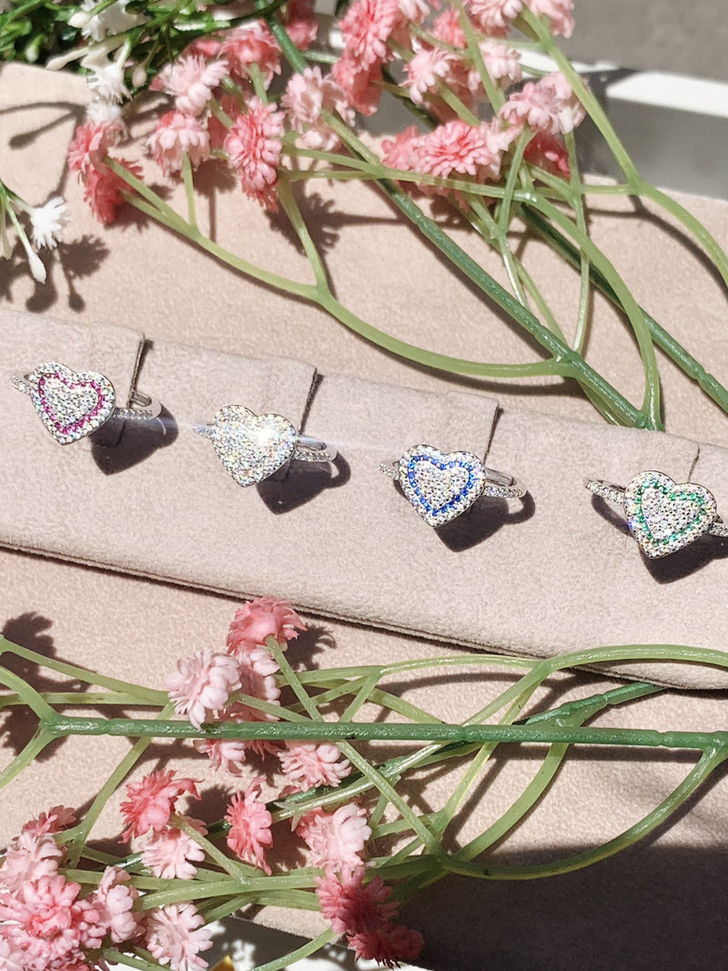 anello cuoricino traforato