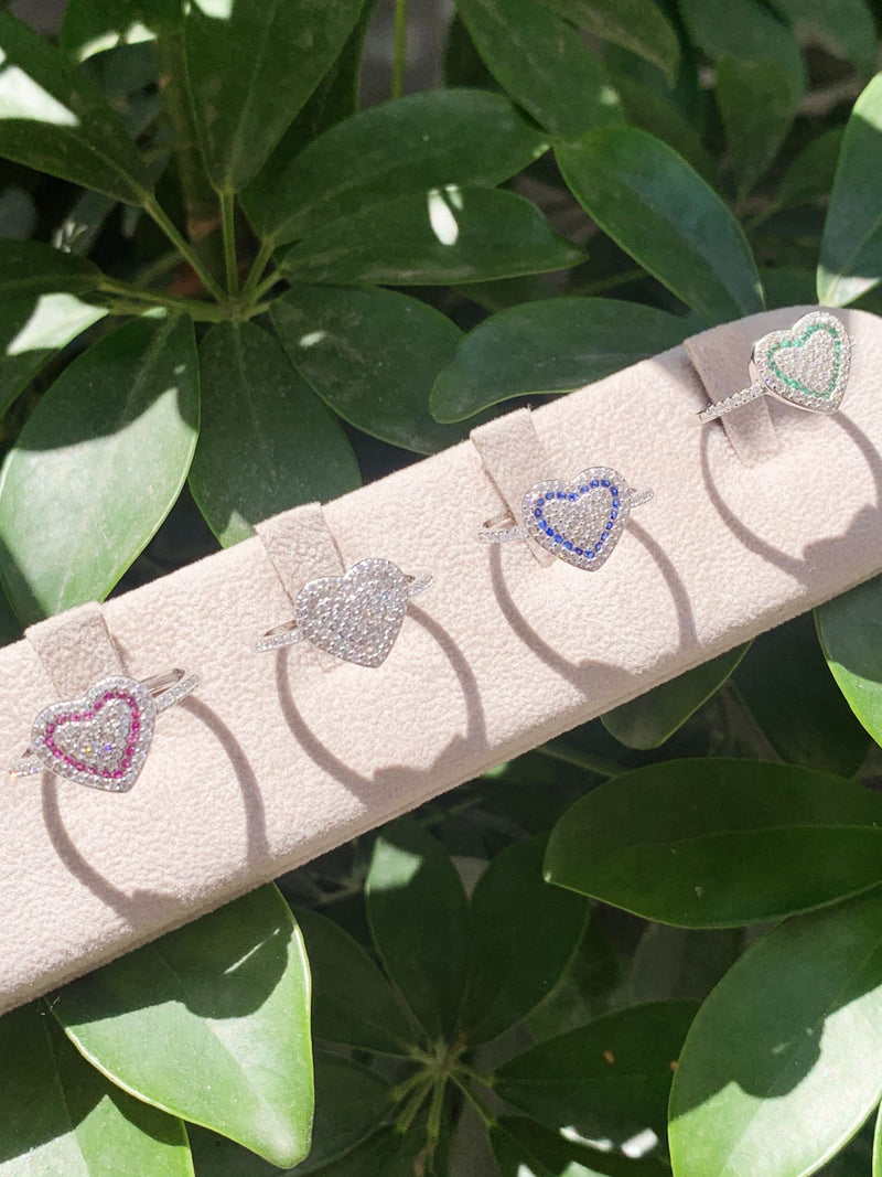 anello cuoricino traforato