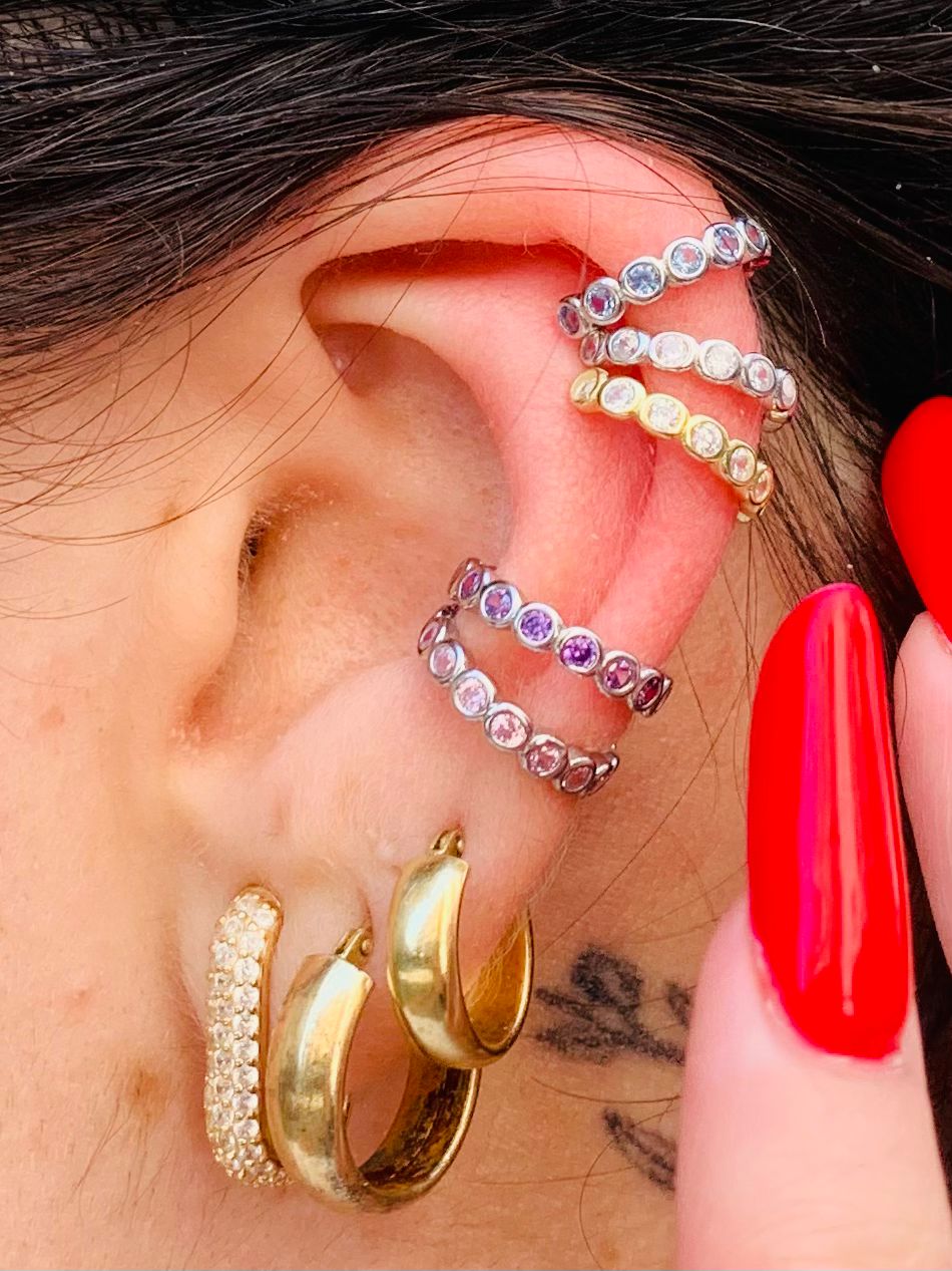 Earcuffs pastel
